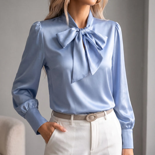 Gloria | Elegancka Bluzka Z Połyskiem