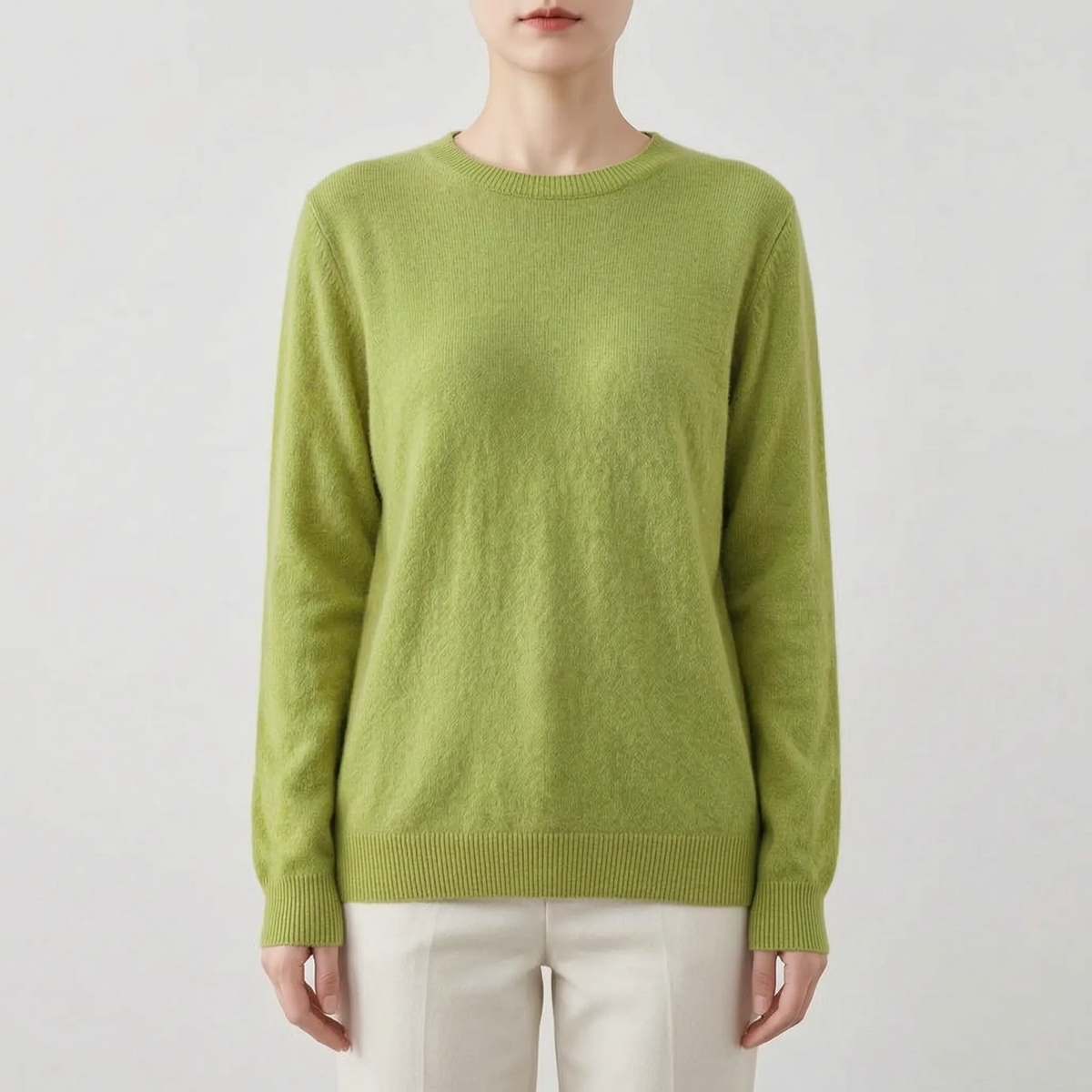 Zofia | Klasyczny Gładki Sweter Damski